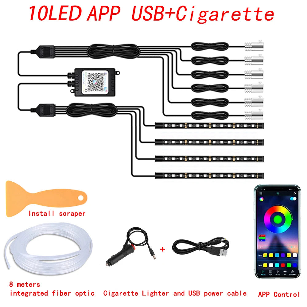 auto interior ambient lighting