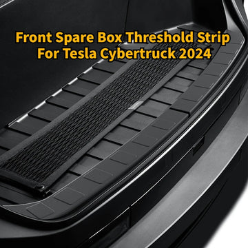 Front Spare Box Threshold Strip Bumper Trunk Protection Strip for Tesla