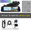 dash cam 4k front and rear 1080p