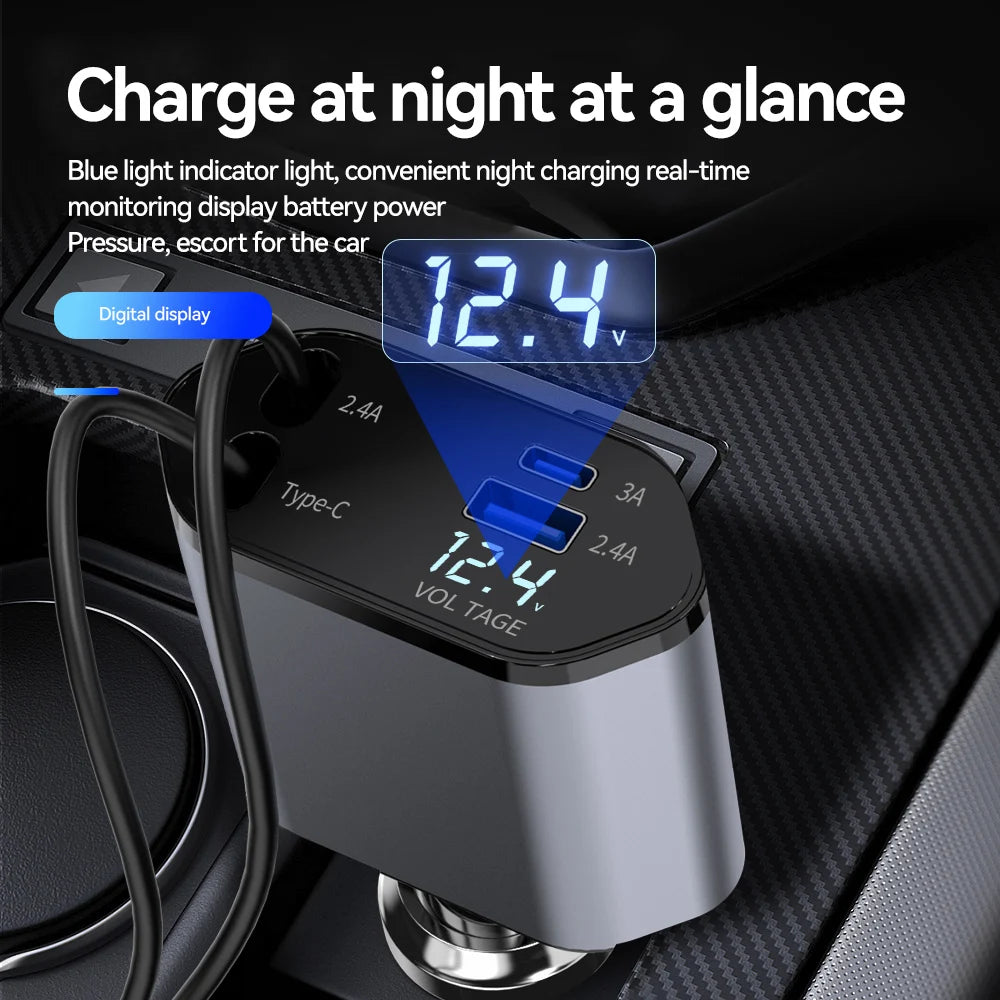 retractable car charger