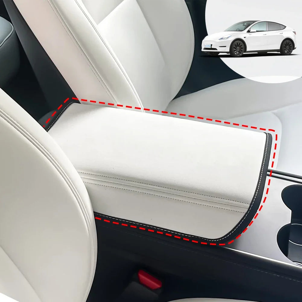 Armrest Box Cover for Tesla Model 3/Y (2017-2023) - Central Control Decoration