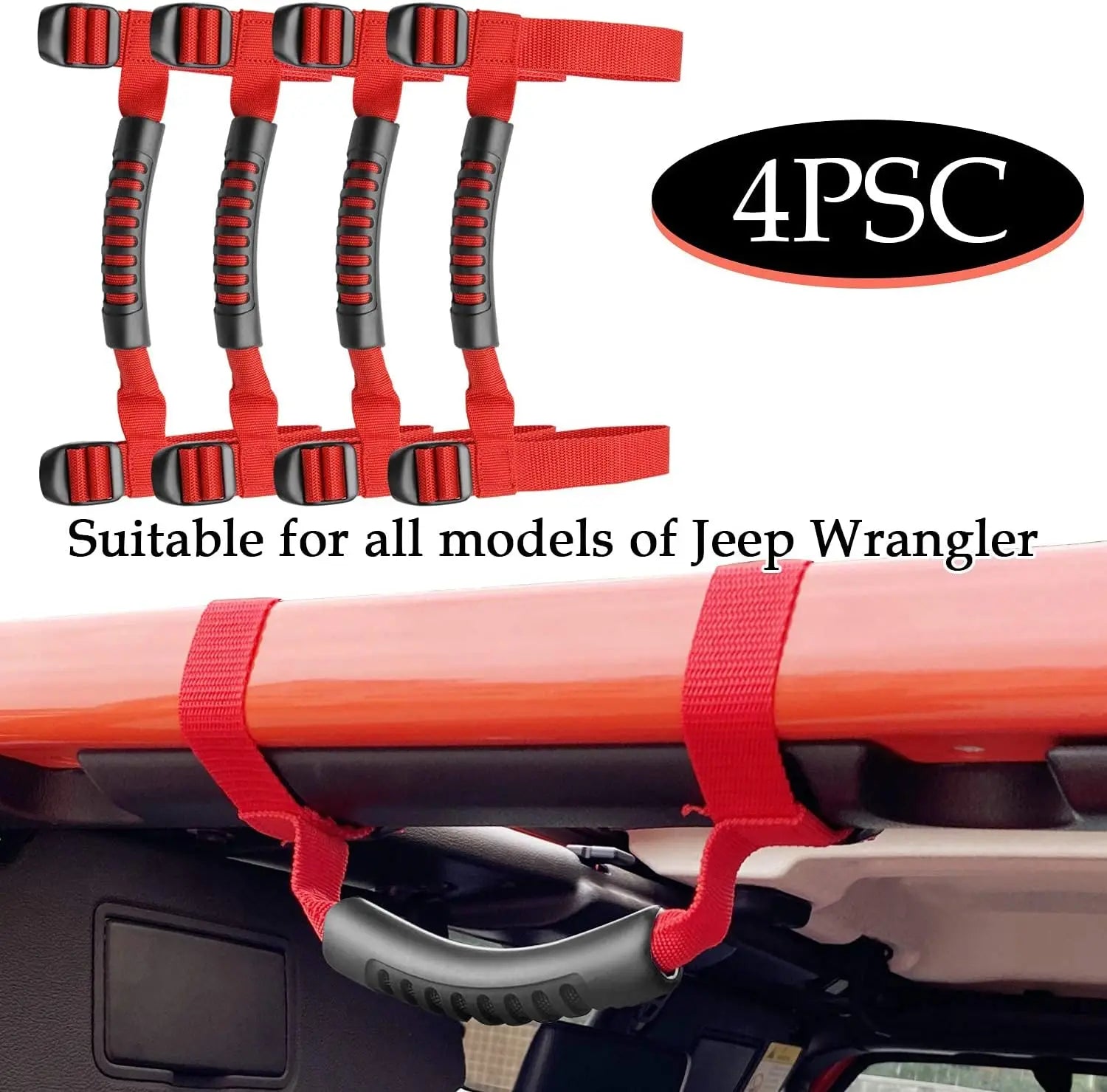 jeep wrangler roll bar grab handles