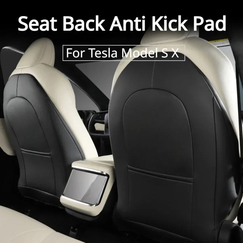 Seat Back Anti-Kick Pad for Tesla Model S/X (2024) - Wear-Resistant, Protective Mat