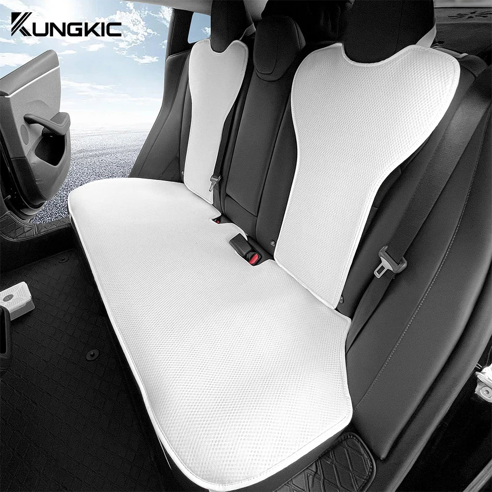 Ice Silk Mats for Tesla Model 3 Highland 2024 - Breathable All-Season Car Seat Cushions