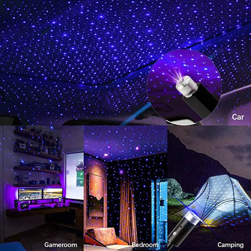 car roof star night lights projector