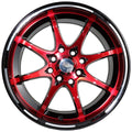 Black/Red Rims