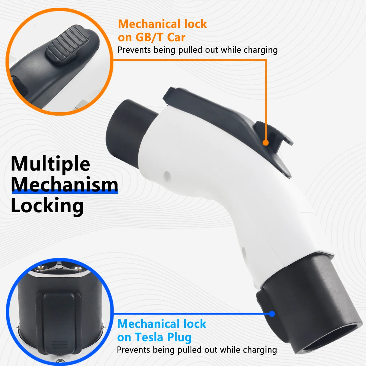 32A 7.2KW NACS to GBT EV Charger Adapter for Tesla & BYD